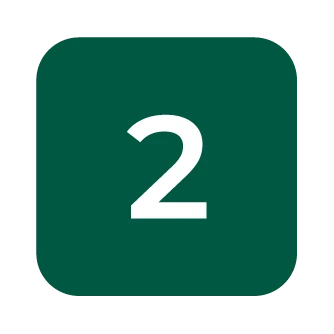 2 icon with green background