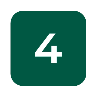 4 icon with green background