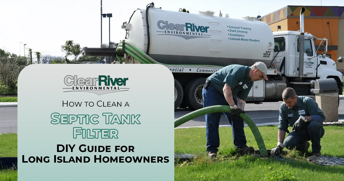 Septic Tank Filter Cleaning
